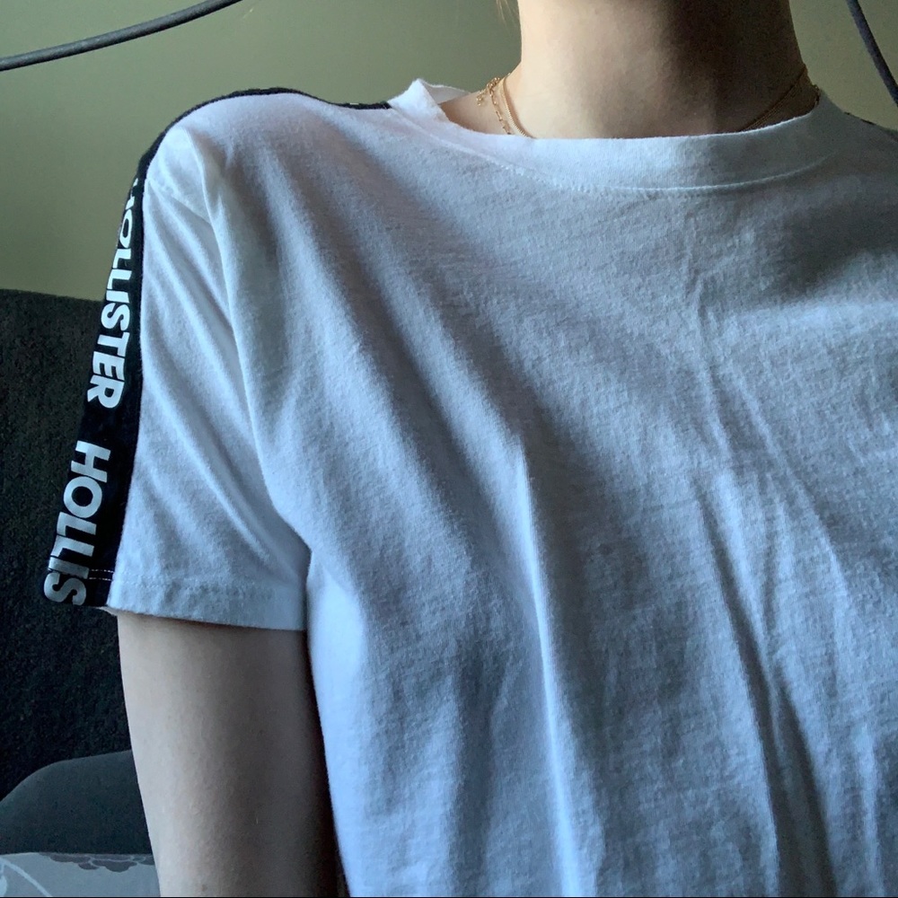 Hollister White Tee